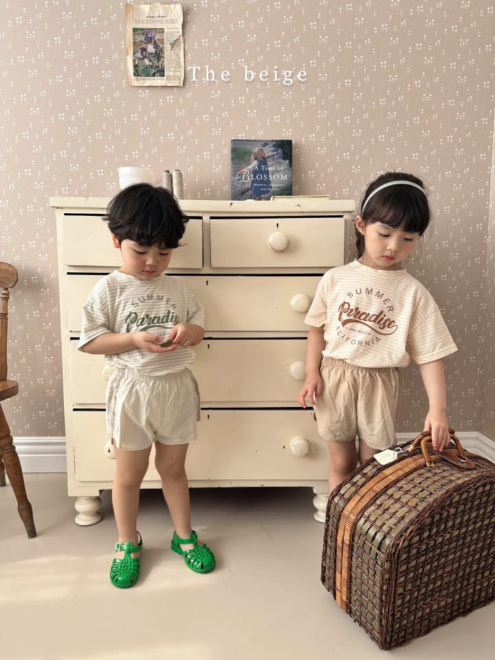 The Beige - Korean Children Fashion - #kidsstore - Line Shorts - 8