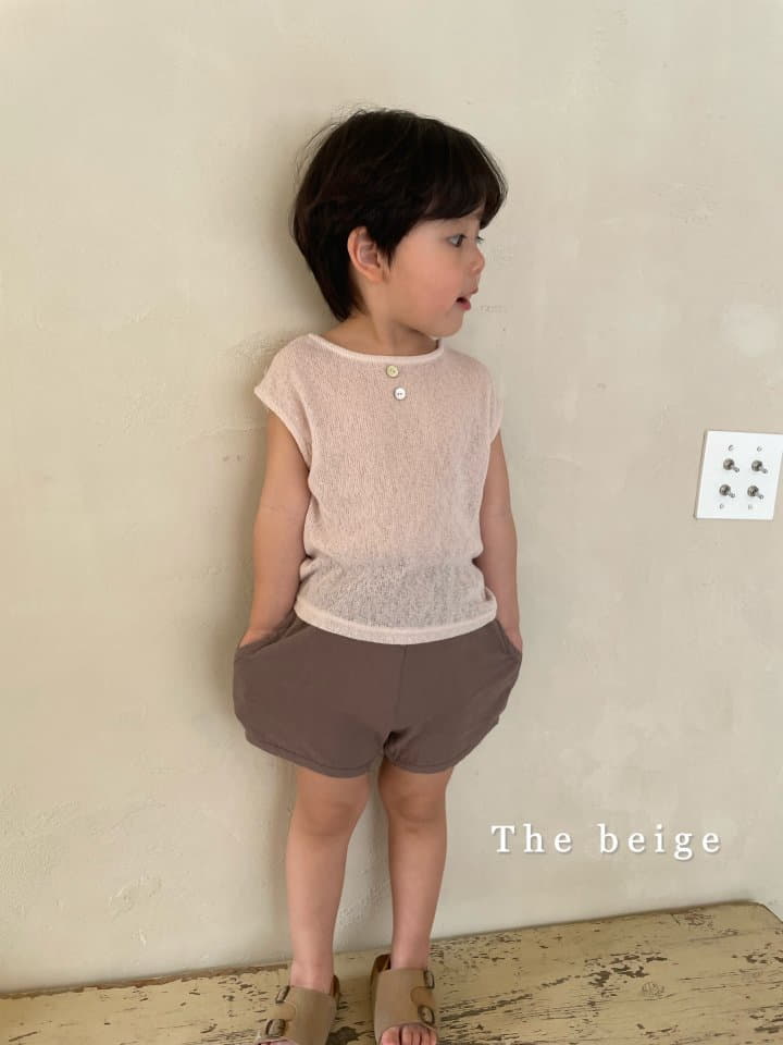 The Beige - Korean Children Fashion - #kidsstore - Linen Piping Shorts - 5