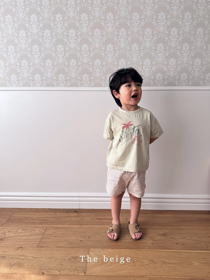 The Beige - Korean Children Fashion - #kidzfashiontrend - Stripes Slit Shorts - 3