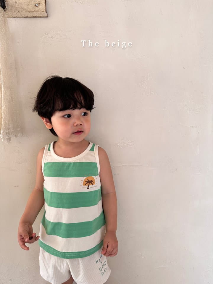 The Beige - Korean Children Fashion - #kidzfashiontrend - Stripes Sleeveless - 11