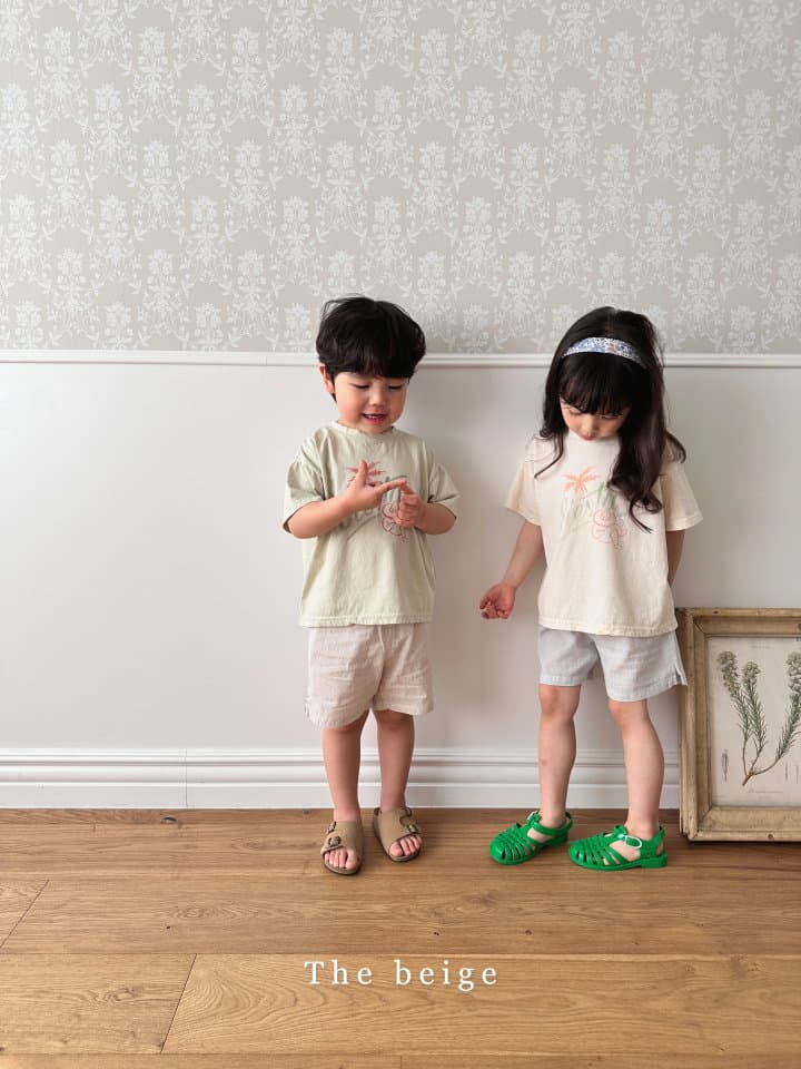 The Beige - Korean Children Fashion - #magicofchildhood - Stripes Slit Shorts - 6