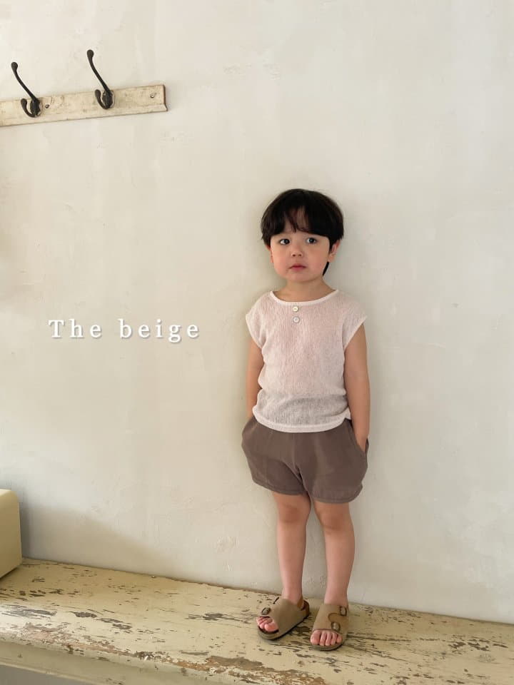 The Beige - Korean Children Fashion - #magicofchildhood - Linen Piping Shorts - 9