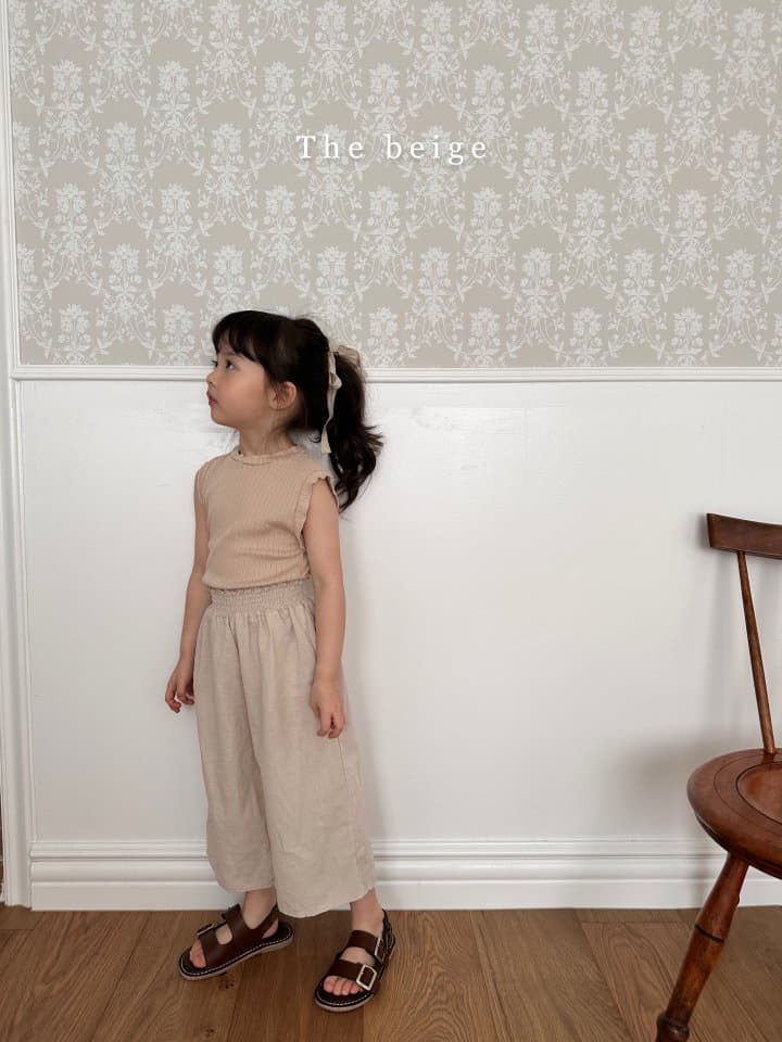 The Beige - Korean Children Fashion - #magicofchildhood - Linen Long Skirt Pants - 8