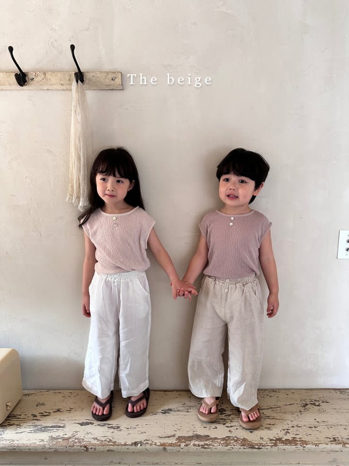 The Beige - Korean Children Fashion - #prettylittlegirls - Knit Sleeveless Tee - 3