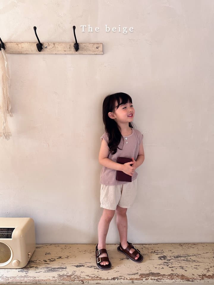 The Beige - Korean Children Fashion - #prettylittlegirls - Linen Piping Shorts - 11