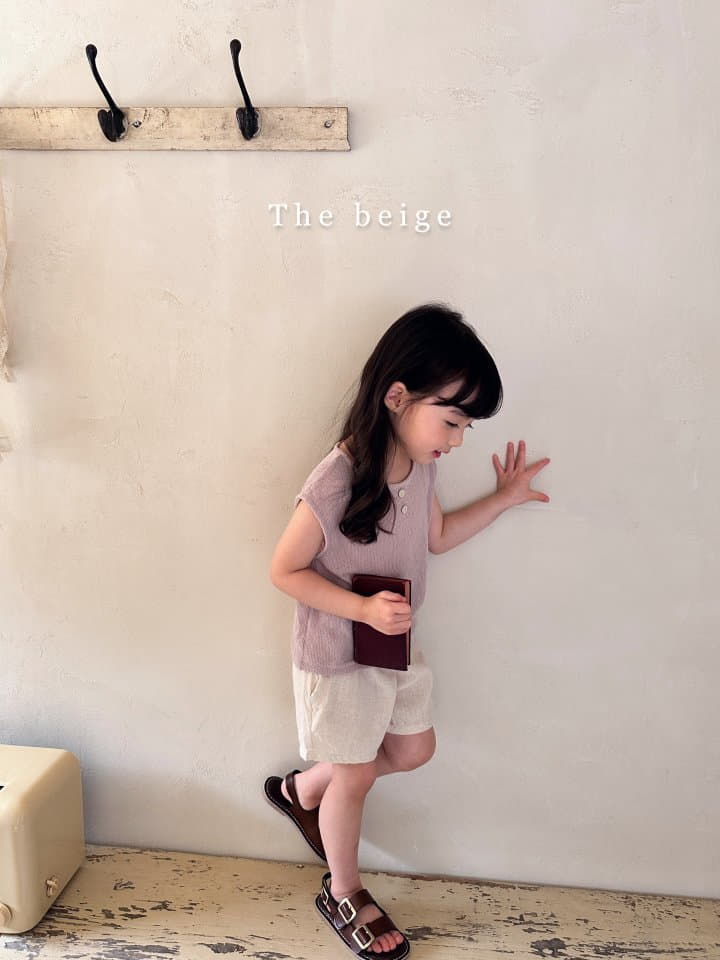 The Beige - Korean Children Fashion - #todddlerfashion - Linen Piping Shorts - 12
