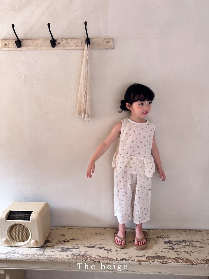 The Beige - Korean Children Fashion - #toddlerclothing - Girl Top Bottom Set - 6