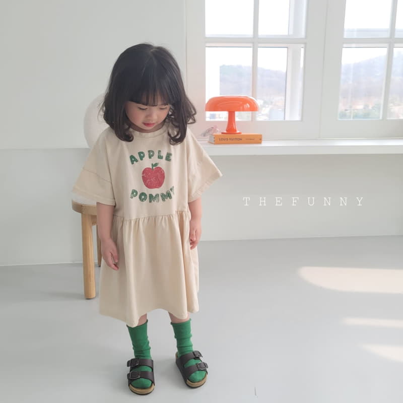 The Funny - Korean Children Fashion - #fashionkids - Apple One-piece - 2