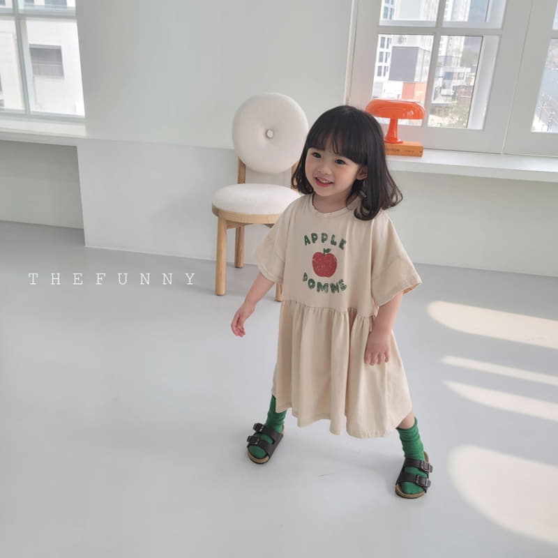 The Funny - Korean Children Fashion - #kidsshorts - Apple One-piece - 4