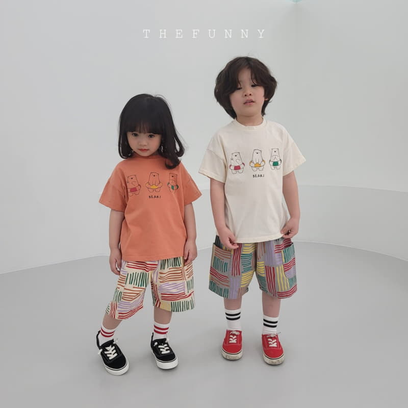 The Funny - Korean Children Fashion - #minifashionista - Bear Three Tee