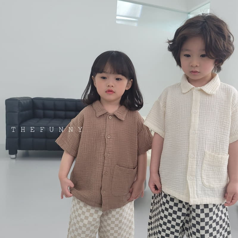 The Funny - Korean Children Fashion - #stylishchildhood - Pocket Shirt - 2