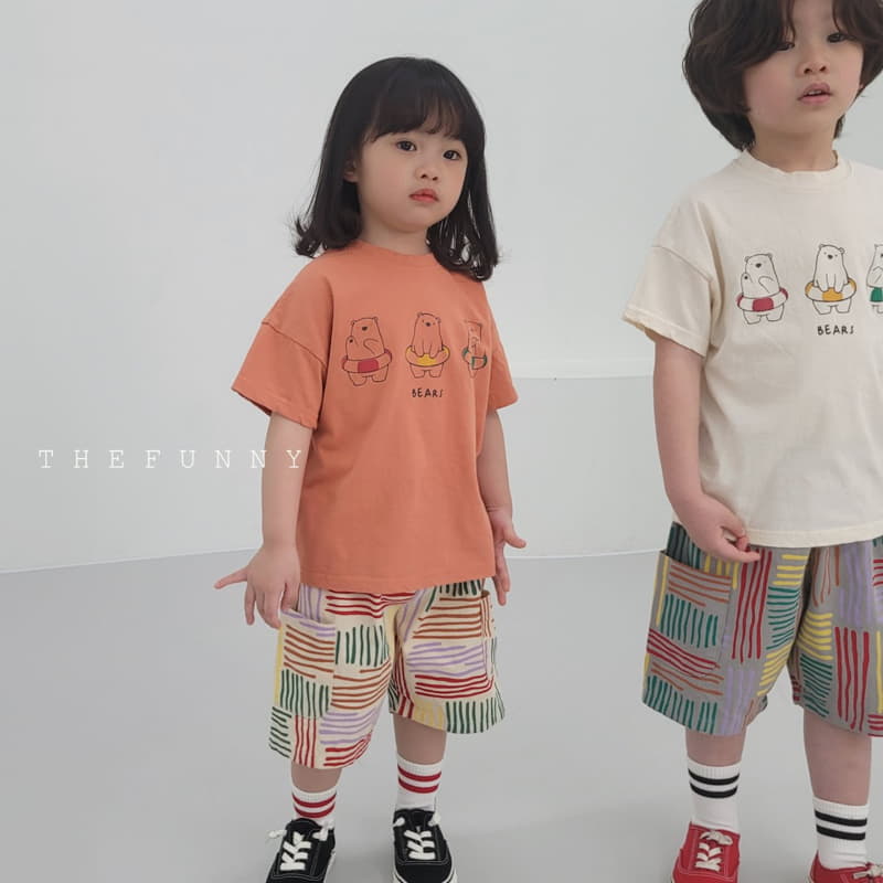 The Funny - Korean Children Fashion - #todddlerfashion - Bear Three Tee - 3