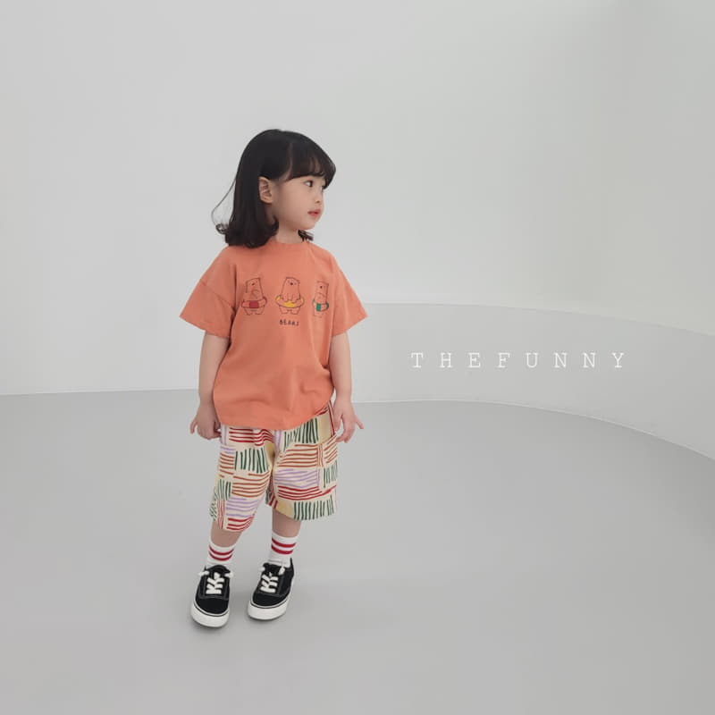 The Funny - Korean Children Fashion - #todddlerfashion - Bear Three Tee - 4