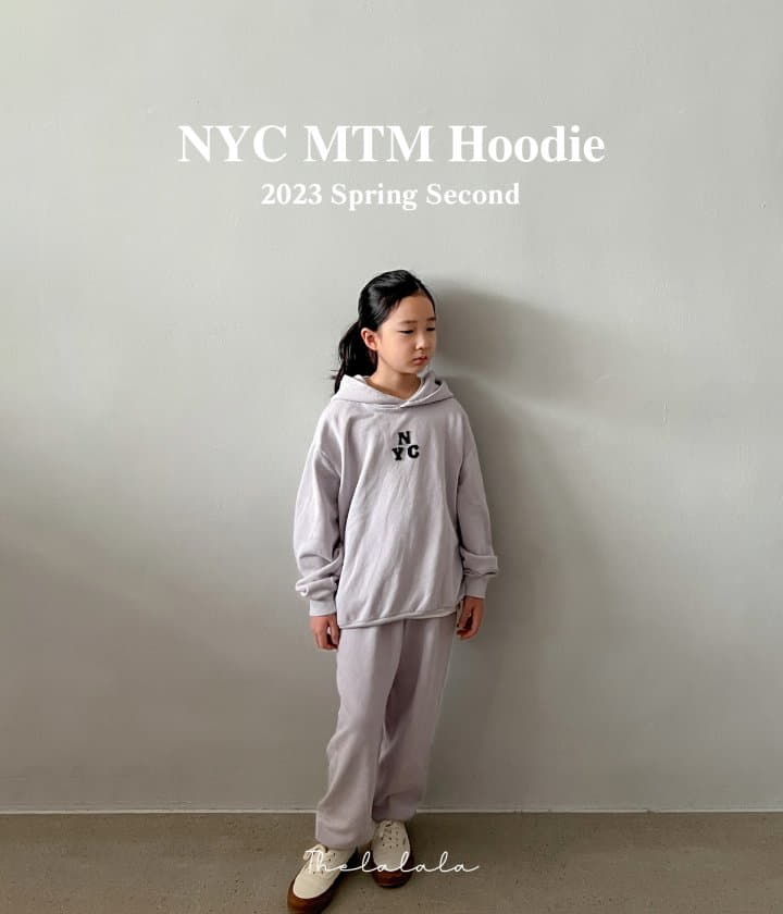 The Lalala - Korean Children Fashion - #Kfashion4kids - NYC Hoody Bottom Set