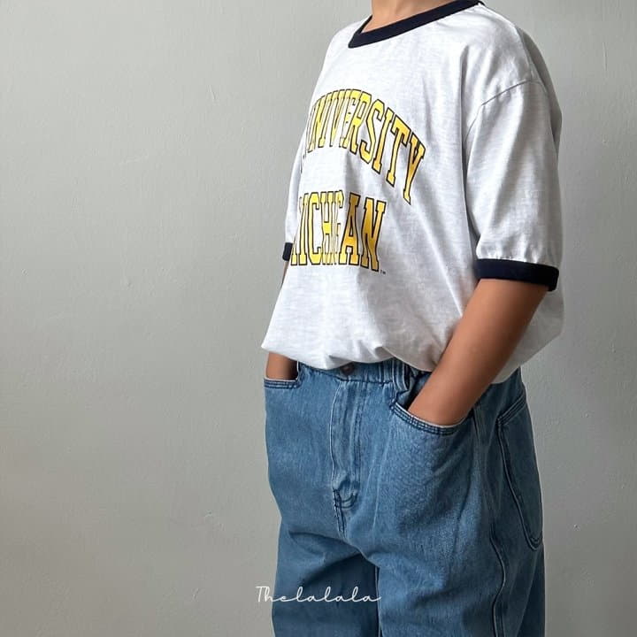 The Lalala - Korean Children Fashion - #Kfashion4kids - Michigan Short Sleeves Teee - 6