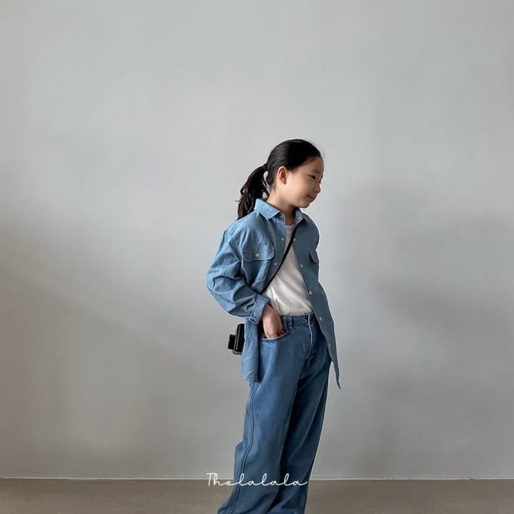 The Lalala - Korean Children Fashion - #Kfashion4kids - Sham V Lay Shirt - 5