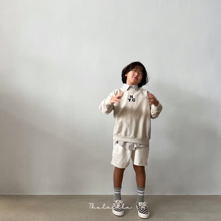 The Lalala - Korean Children Fashion - #Kfashion4kids - NYC Sweatshirt Bottom Set - 2