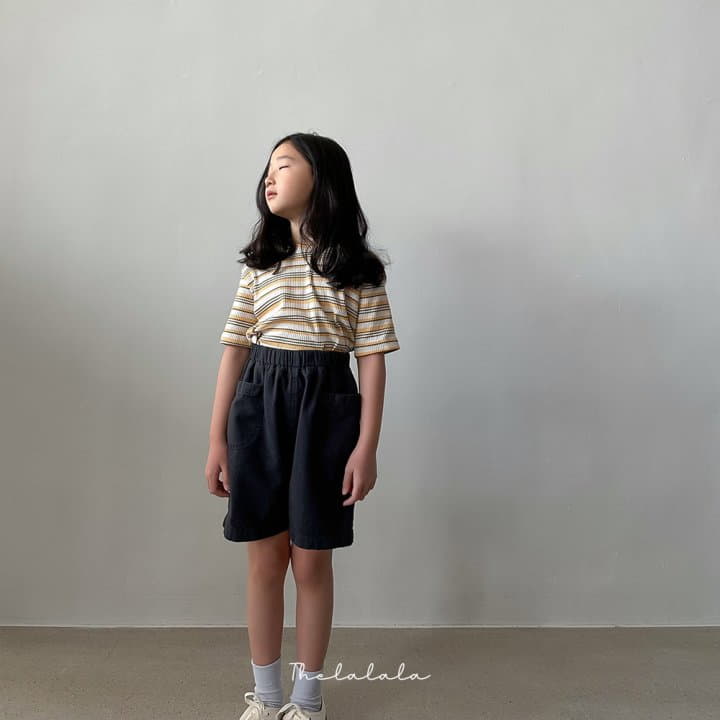 The Lalala - Korean Children Fashion - #discoveringself - Girls Rib Tee - 4