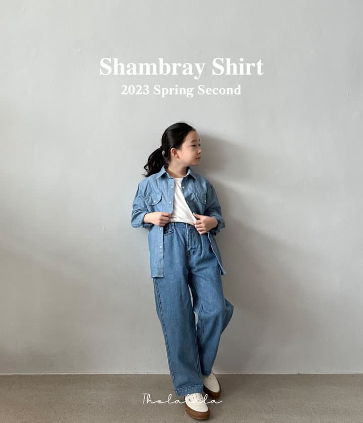 The Lalala - Korean Children Fashion - #fashionkids - Sham V Lay Shirt