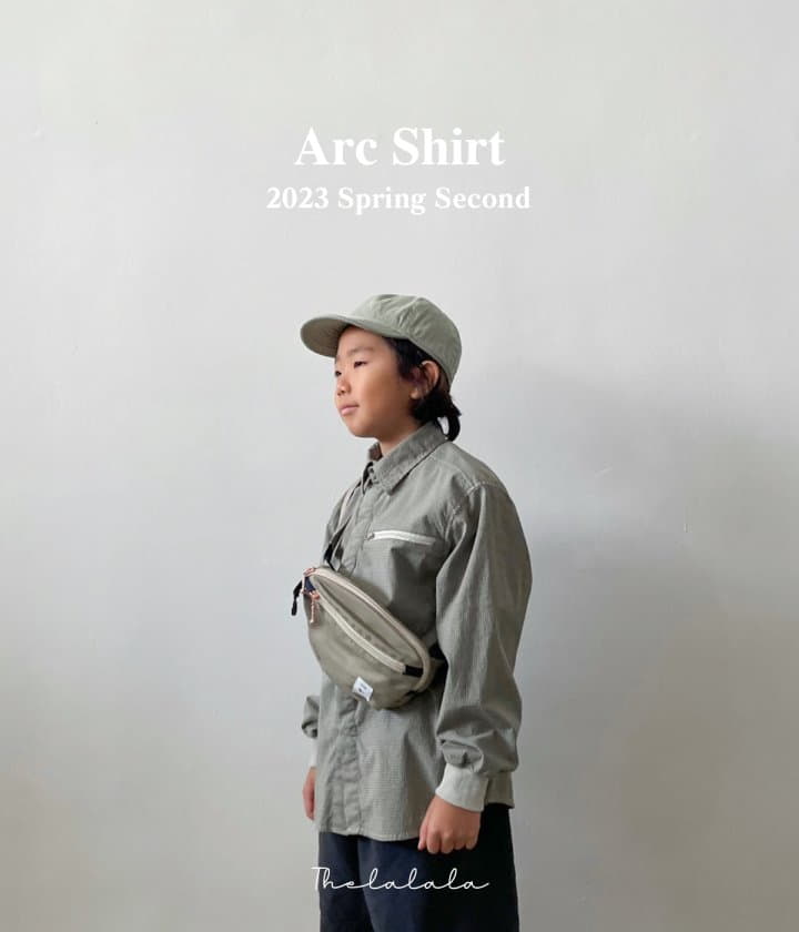 The Lalala - Korean Children Fashion - #kidsshorts - Arc Shirt