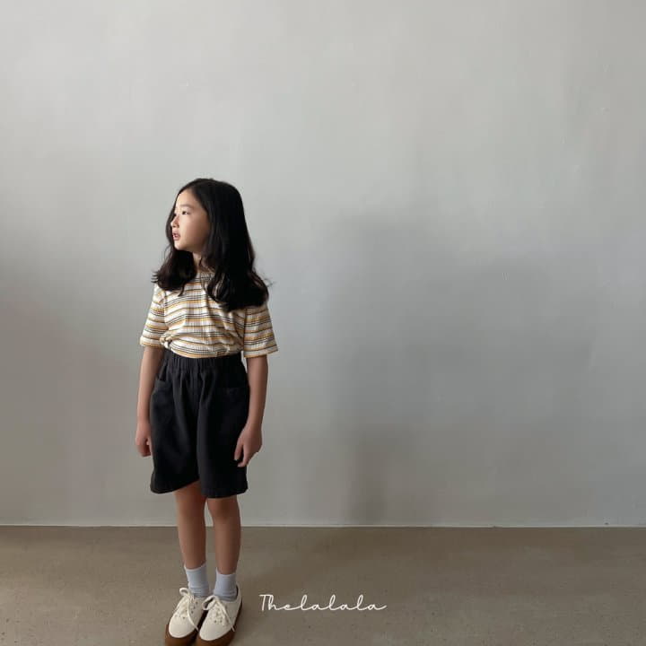 The Lalala - Korean Children Fashion - #kidzfashiontrend - Girls Rib Tee - 7