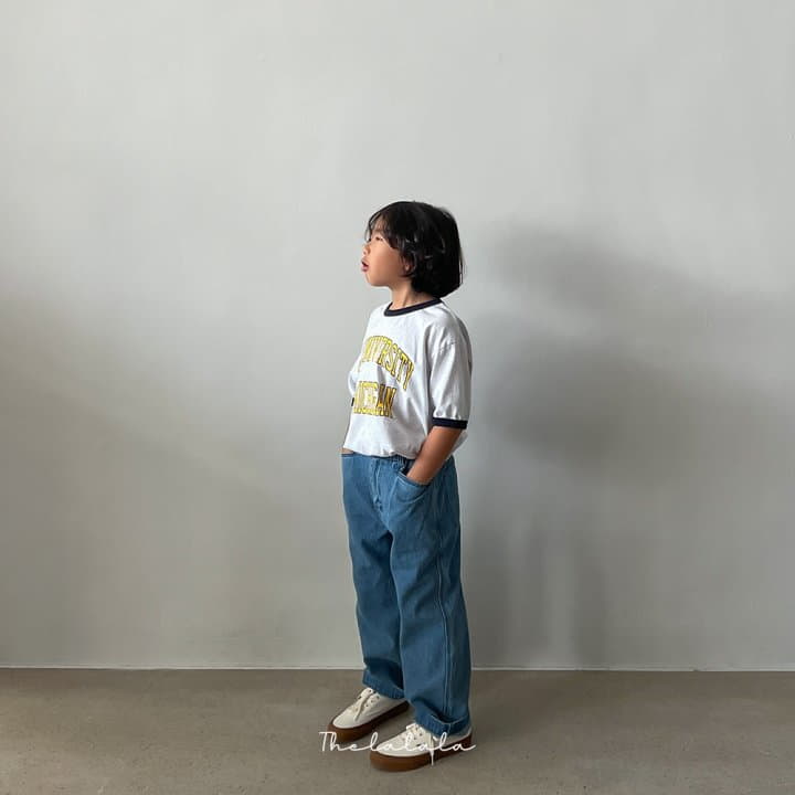 The Lalala - Korean Children Fashion - #kidzfashiontrend - Michigan Short Sleeves Teee - 5