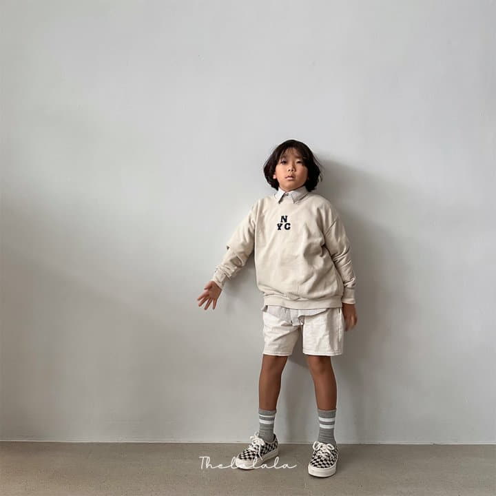 The Lalala - Korean Children Fashion - #littlefashionista - NYC Sweatshirt Bottom Set - 3