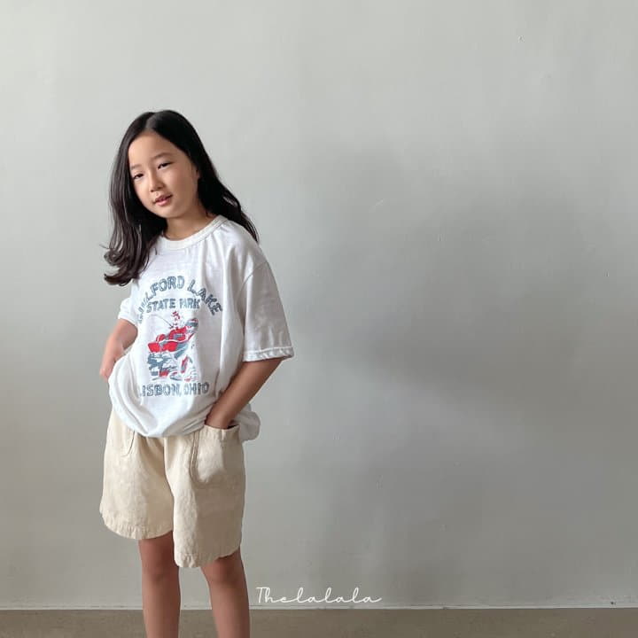 The Lalala - Korean Children Fashion - #magicofchildhood - Gabardine Shorts - 2