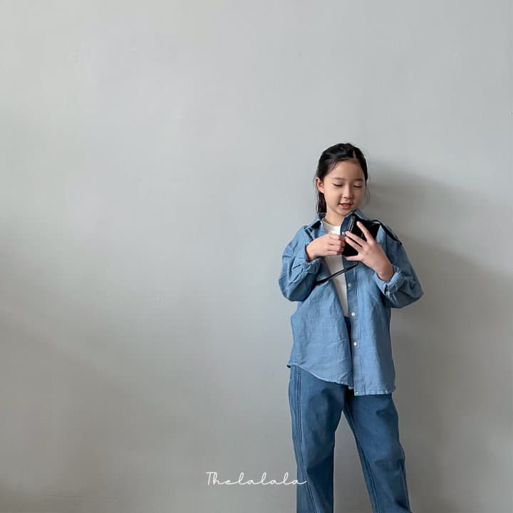 The Lalala - Korean Children Fashion - #magicofchildhood - Sham V Lay Shirt - 7