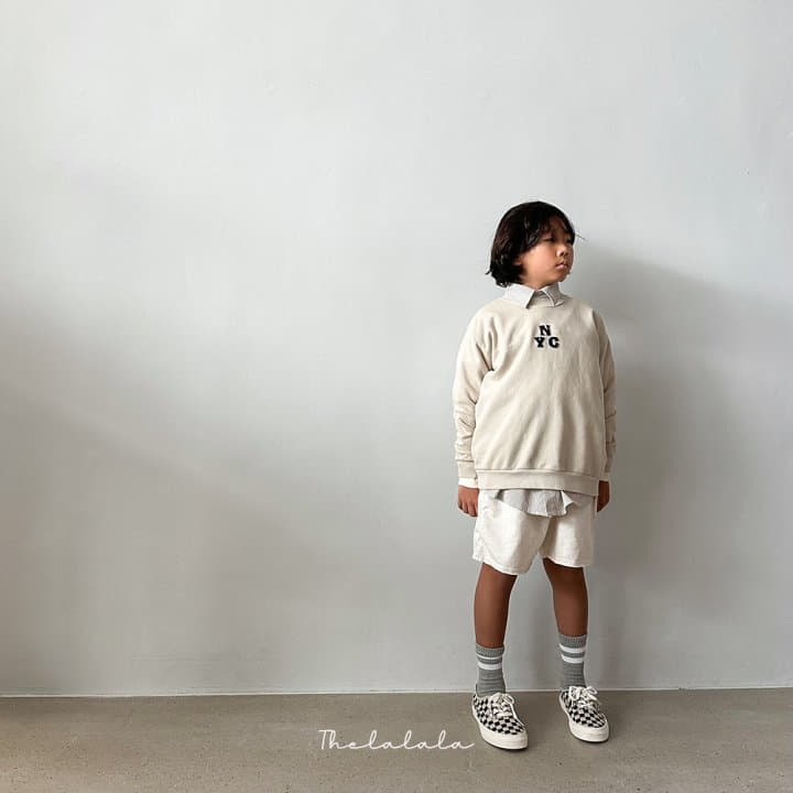 The Lalala - Korean Children Fashion - #littlefashionista - NYC Sweatshirt Bottom Set - 4