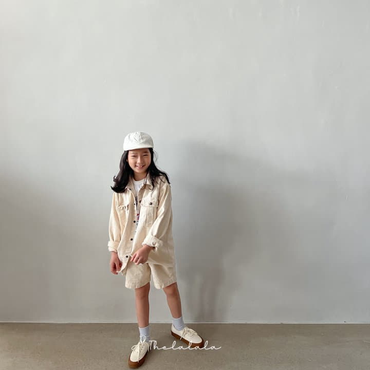 The Lalala - Korean Children Fashion - #minifashionista - Gabardine Shorts - 3