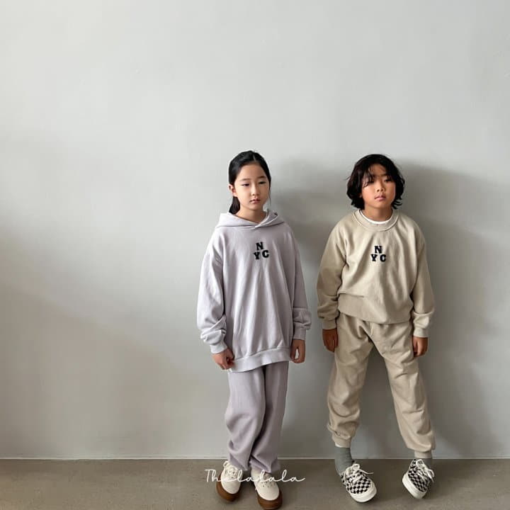 The Lalala - Korean Children Fashion - #todddlerfashion - NYC Sweatshirt Bottom Set - 7