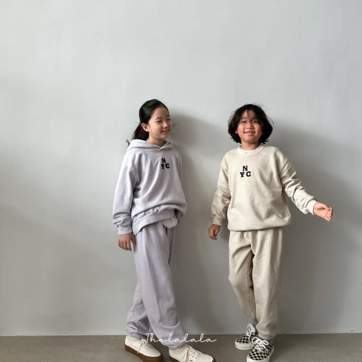 The Lalala - Korean Children Fashion - #toddlerclothing - NYC Hoody Bottom Set - 7