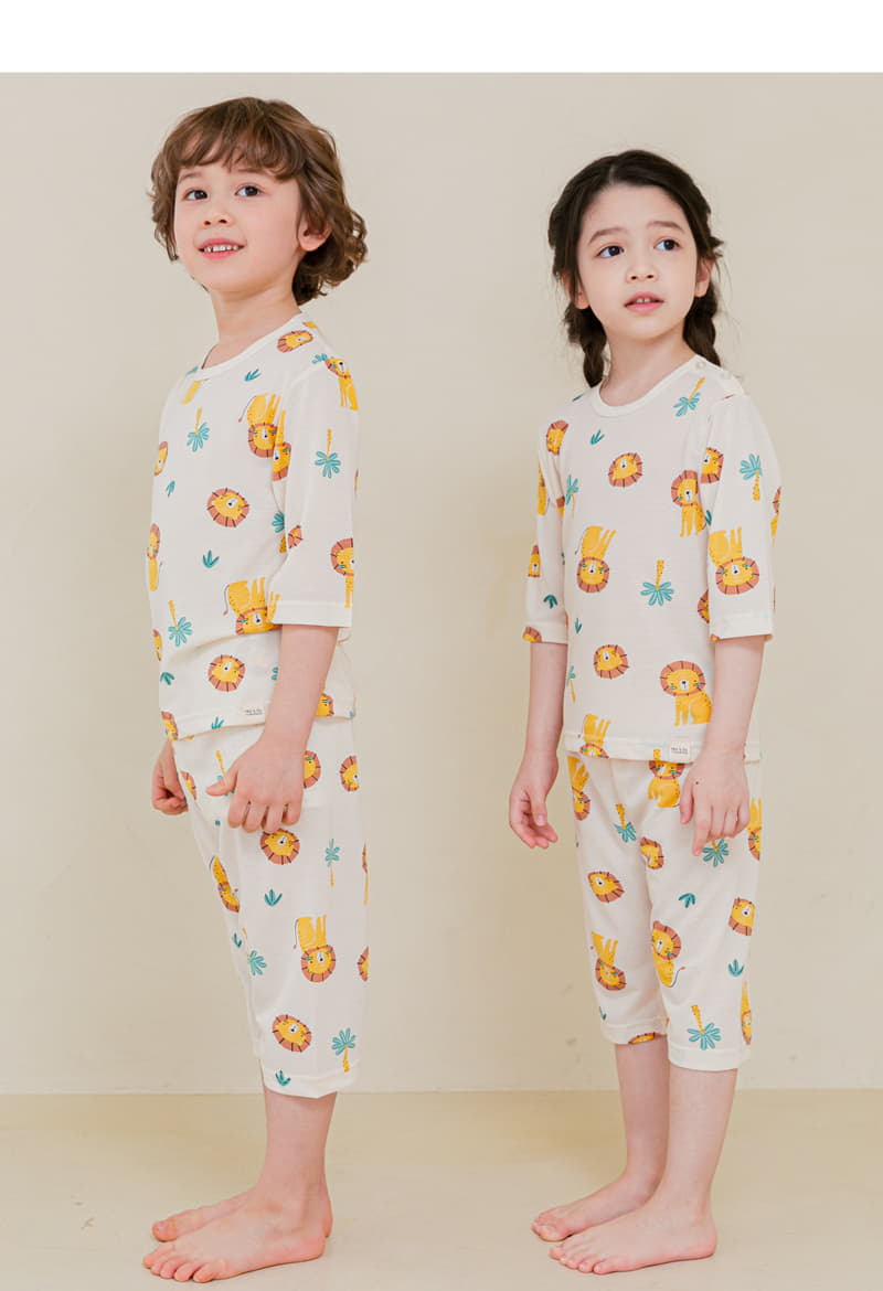 Ttasom - Korean Children Fashion - #littlefashionista - Jungle Lion Easywear - 6