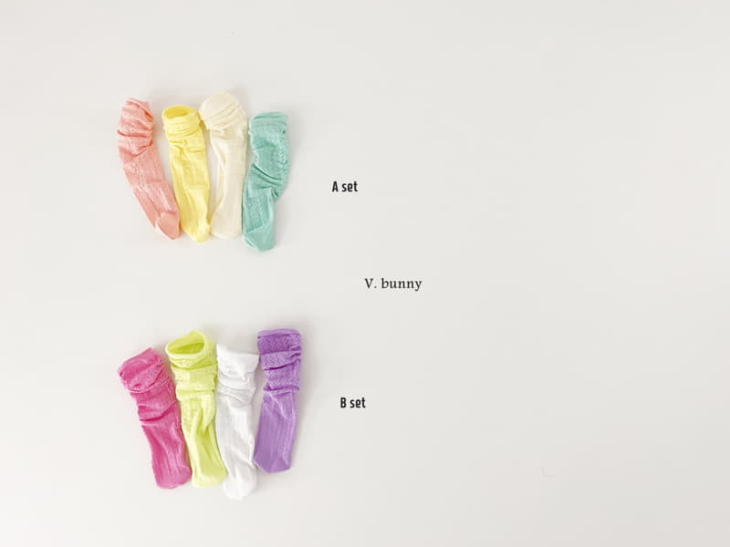 V Bunny - Korean Children Fashion - #Kfashion4kids - Libe Socks Set - 9