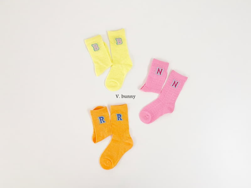 V Bunny - Korean Children Fashion - #Kfashion4kids - Candy Socks Set - 3