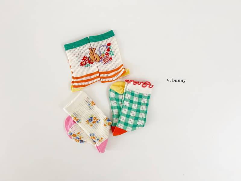 V Bunny - Korean Children Fashion - #Kfashion4kids - Dare Socks Set - 2