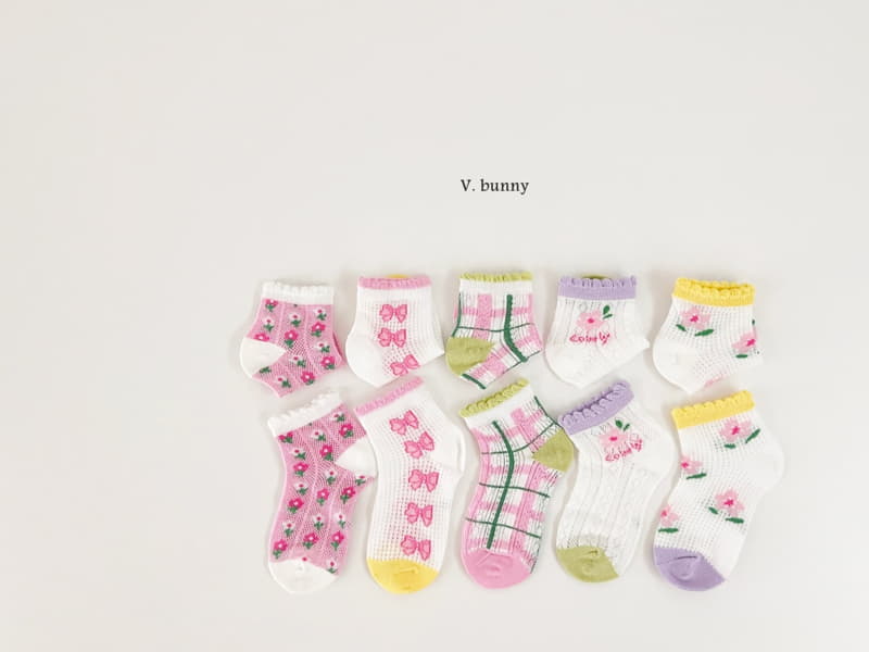 V Bunny - Korean Children Fashion - #childrensboutique - Esabel Socks Set - 7