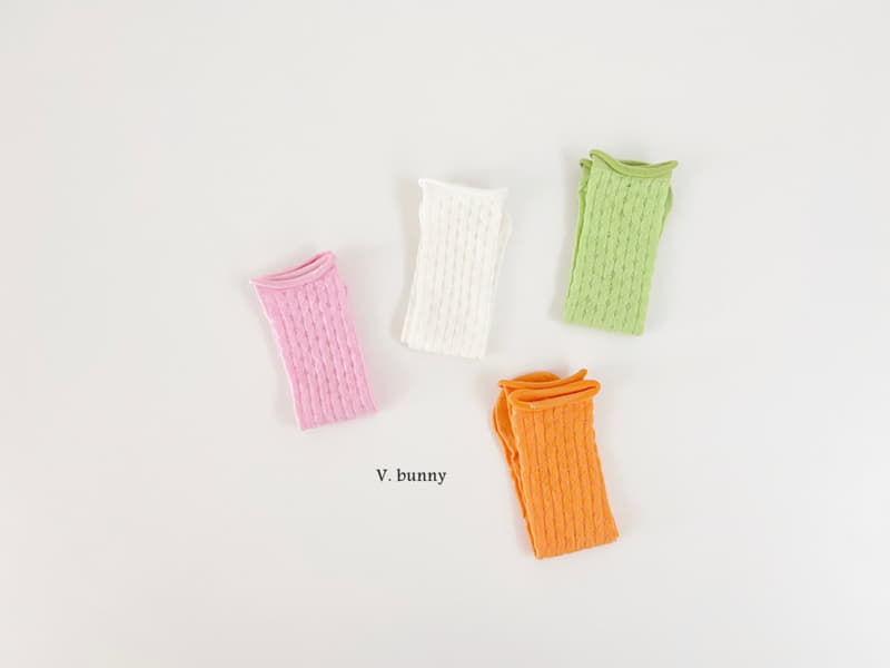 V Bunny - Korean Children Fashion - #childrensboutique - Twist Socks Set - 6