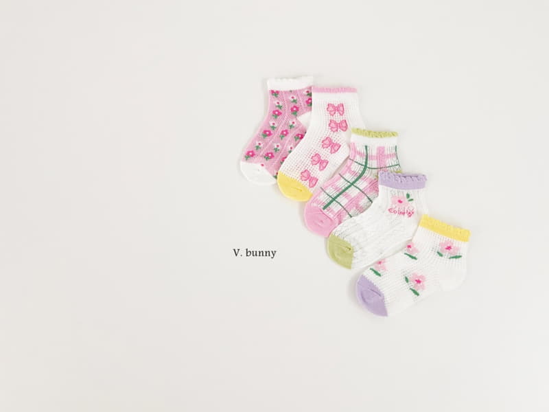 V Bunny - Korean Children Fashion - #designkidswear - Esabel Socks Set - 8