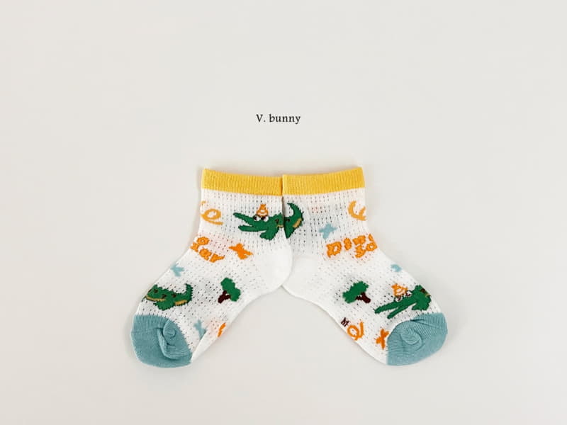 V Bunny - Korean Children Fashion - #designkidswear - Zoo Socks Set - 2