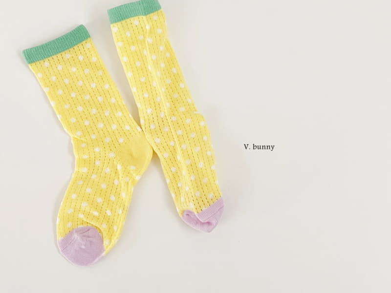 V Bunny - Korean Children Fashion - #discoveringself - Ribbon String Socks Set - 5