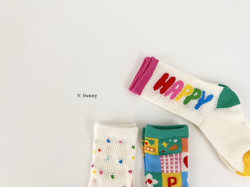 V Bunny - Korean Children Fashion - #fashionkids - Bubble Pop Socks Set - 9