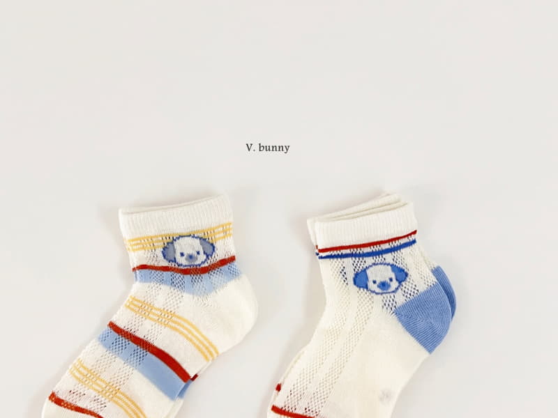 V Bunny - Korean Children Fashion - #kidsshorts - Happy Socks Set - 9