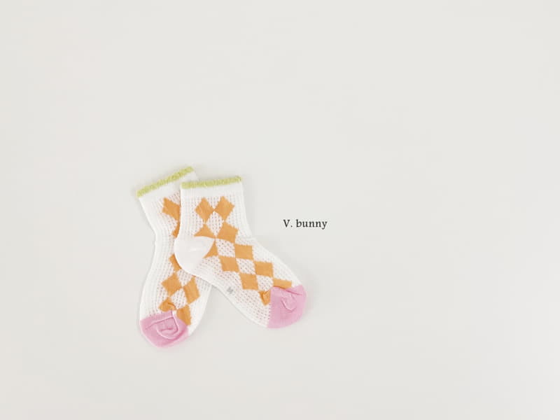 V Bunny - Korean Children Fashion - #kidsshorts - Floral Socks Set - 4