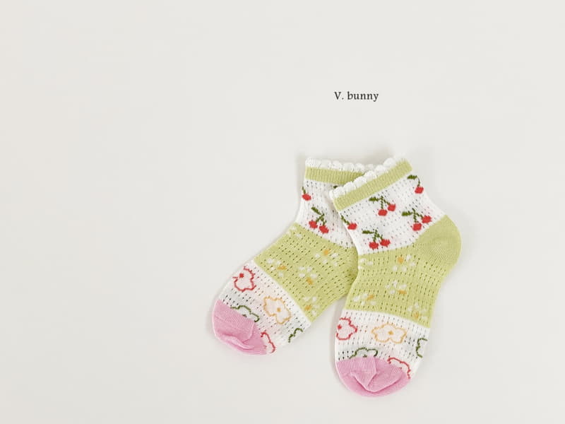 V Bunny - Korean Children Fashion - #kidsstore - Colorful Socks Set - 2