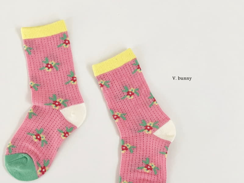 V Bunny - Korean Children Fashion - #littlefashionista - Susunhwa Socks Set - 3