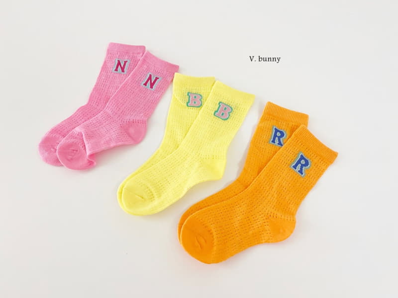 V Bunny - Korean Children Fashion - #Kfashion4kids - Candy Socks Set - 4