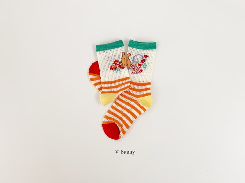 V Bunny - Korean Children Fashion - #littlefashionista - Dare Socks Set - 3