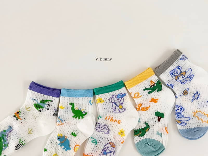 V Bunny - Korean Children Fashion - #magicofchildhood - Zoo Socks Set - 10